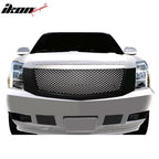 2007-2014 Cadillac Escalade Mesh Style Front Bumper Grille Black ABS