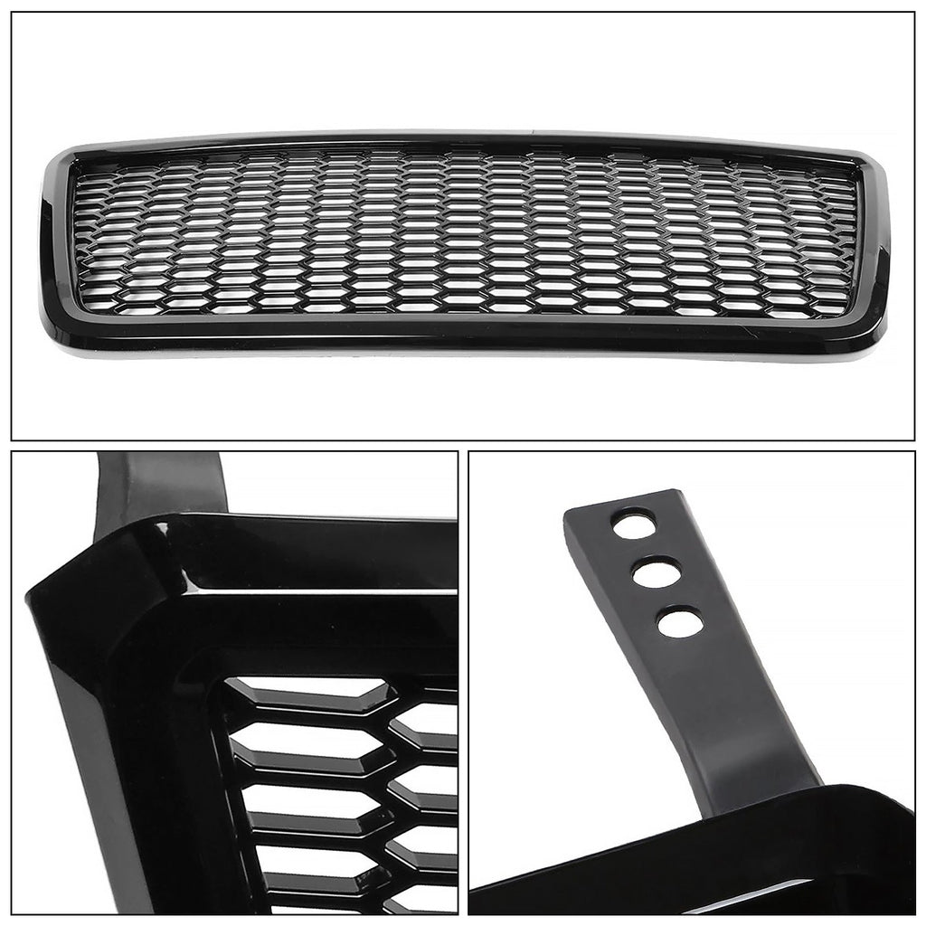 2004-2008 Ford F-150 Mesh Style Black Front Upper Mesh Grille ABS