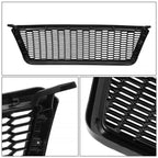 2004-2008 Ford F-150 Mesh Style Black Front Upper Mesh Grille ABS