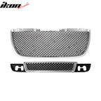 2007-2014 GMC Yukon Bently Mesh Style Chrome Front Upper Grille ABS