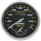 AutoMeter 160mph & 8k RPM Electric Program 5in. Carbon Fiber Gauge Tach/Speedo