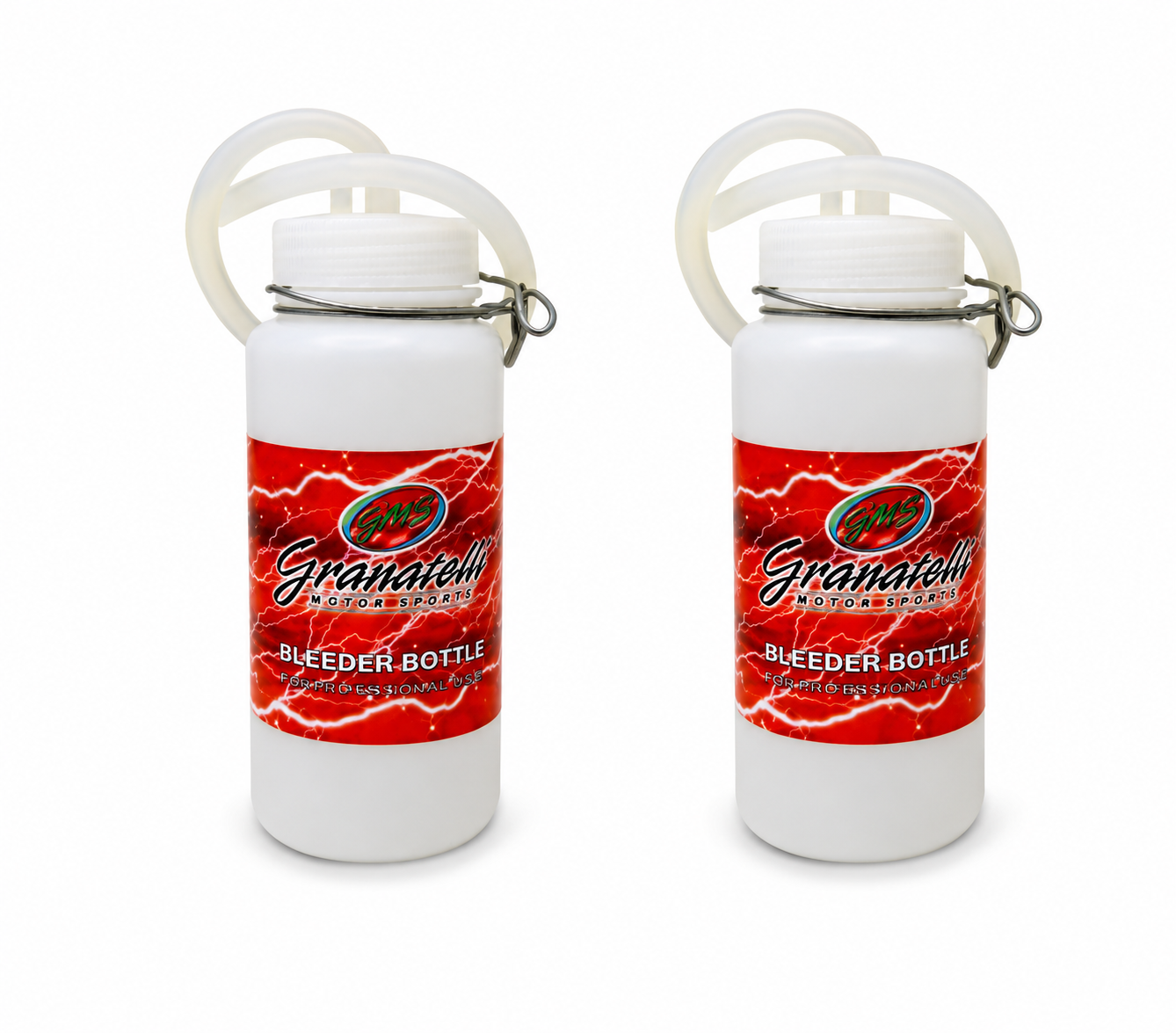 Motor Sports Pair Fluid Recovery Bottle 730328 - Granatelli Motor Sports