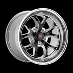 Weld S76 18x7 / 5X115 BP / 4.1in. BS Black Wheel (3.18 ID High Pad)