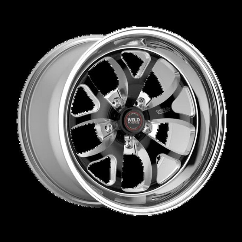 Weld S76 18x7 / 5X115 BP / 4.1in. BS Black Wheel (3.18 ID High Pad)