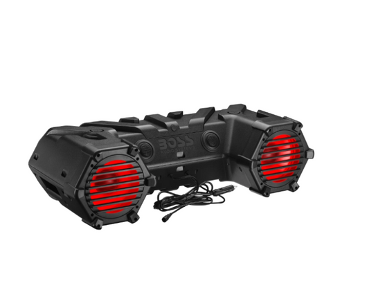 Boss Audio Systems ATV Bluetooth Sound System w/ 8in Amplified RGB Speakers