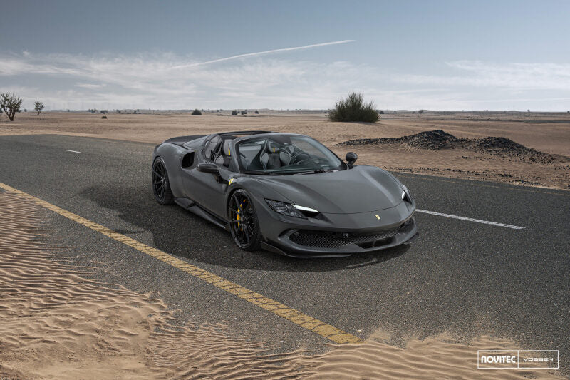 Vossen x Novitec NF10 21x9.5in - 5x114.3 BP - ET38 - Gloss Black Ferrari 296 Front Wheel