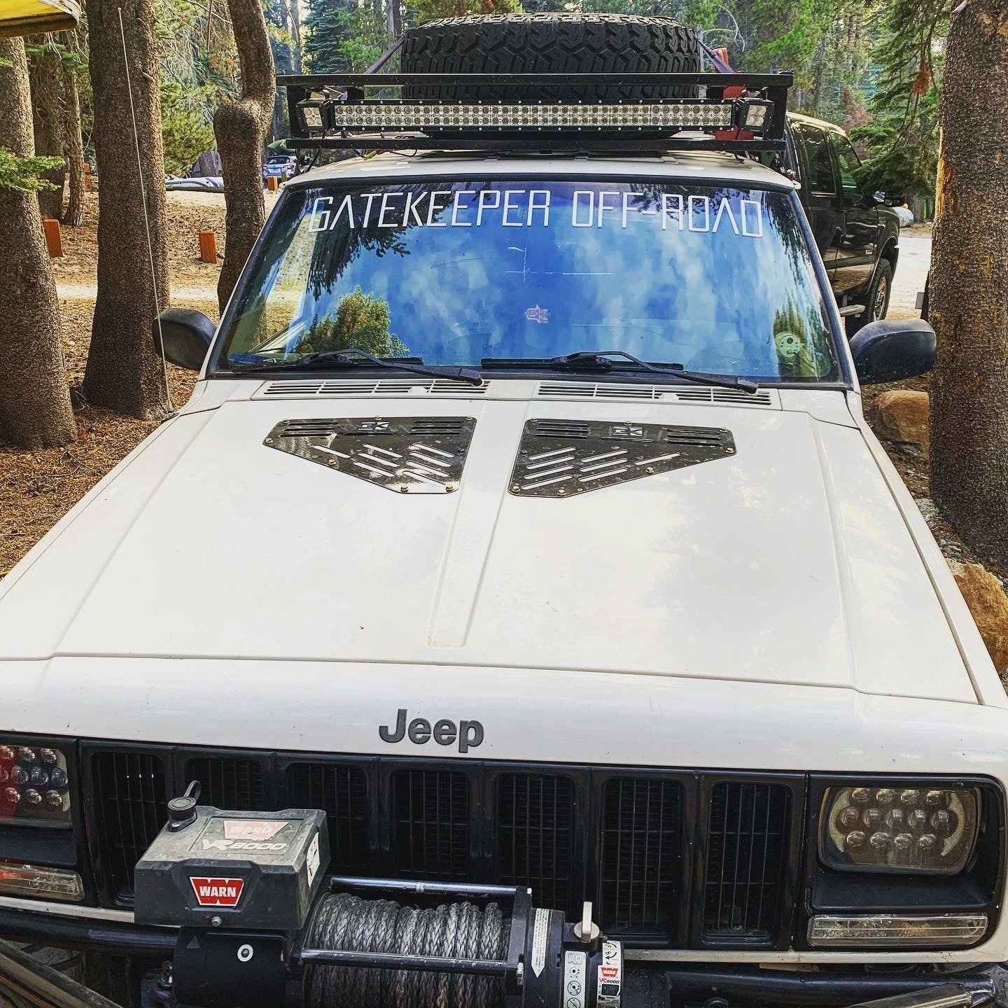 1984-2004 Jeep Cherokee Grand Cherokee XJ ZJ WJ Universal Hood Vents By Gatekeeper Off-Road