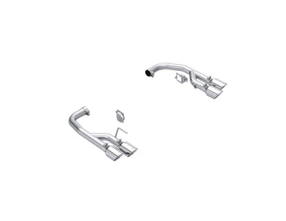 MBRP 2024+ Mustang GT 5.0L Aluminized Steel 2.5in Axle-Back Exhaust w/ Dual-Rear Quad Exhaust Tips