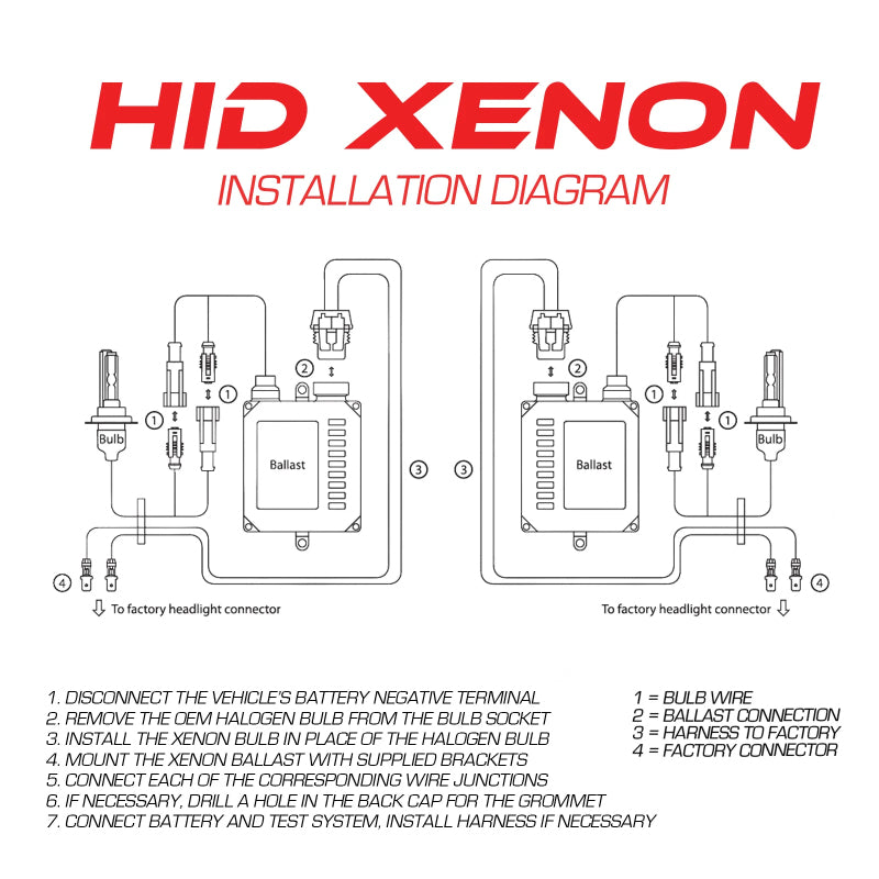 Oracle H9 Xenon HID Bulb - 6000K