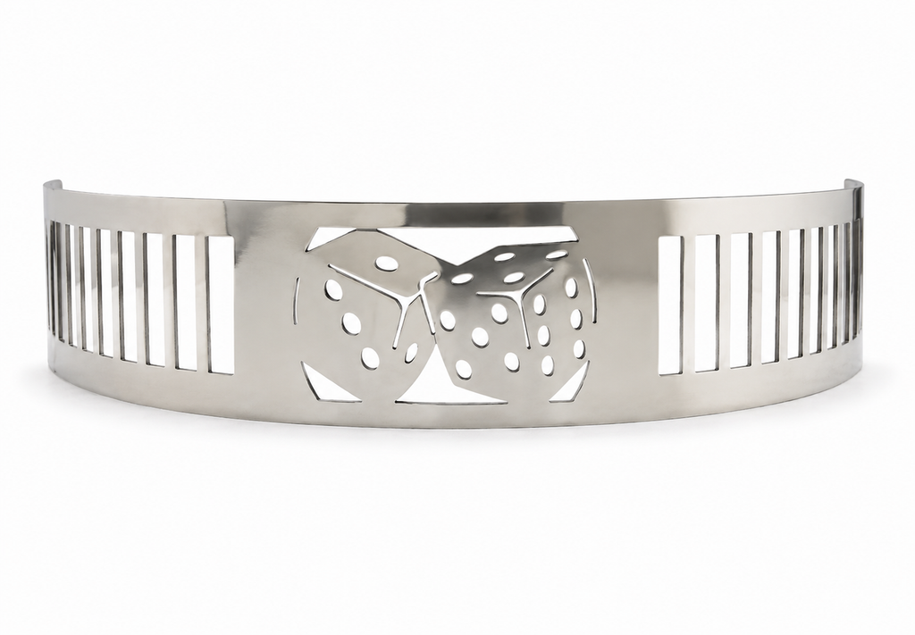 Blingz Beauty Bandz, 14" Diameter, 3" Tall Air Cleaner Grill - Craps - 750000 - Granatelli Motor Sports