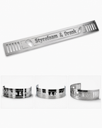 Blingz Beauty Bandz Custom Design 14" x 3" Polished Aluminum Air Cleaner Grill – 750000C - Granatelli Motor Sports