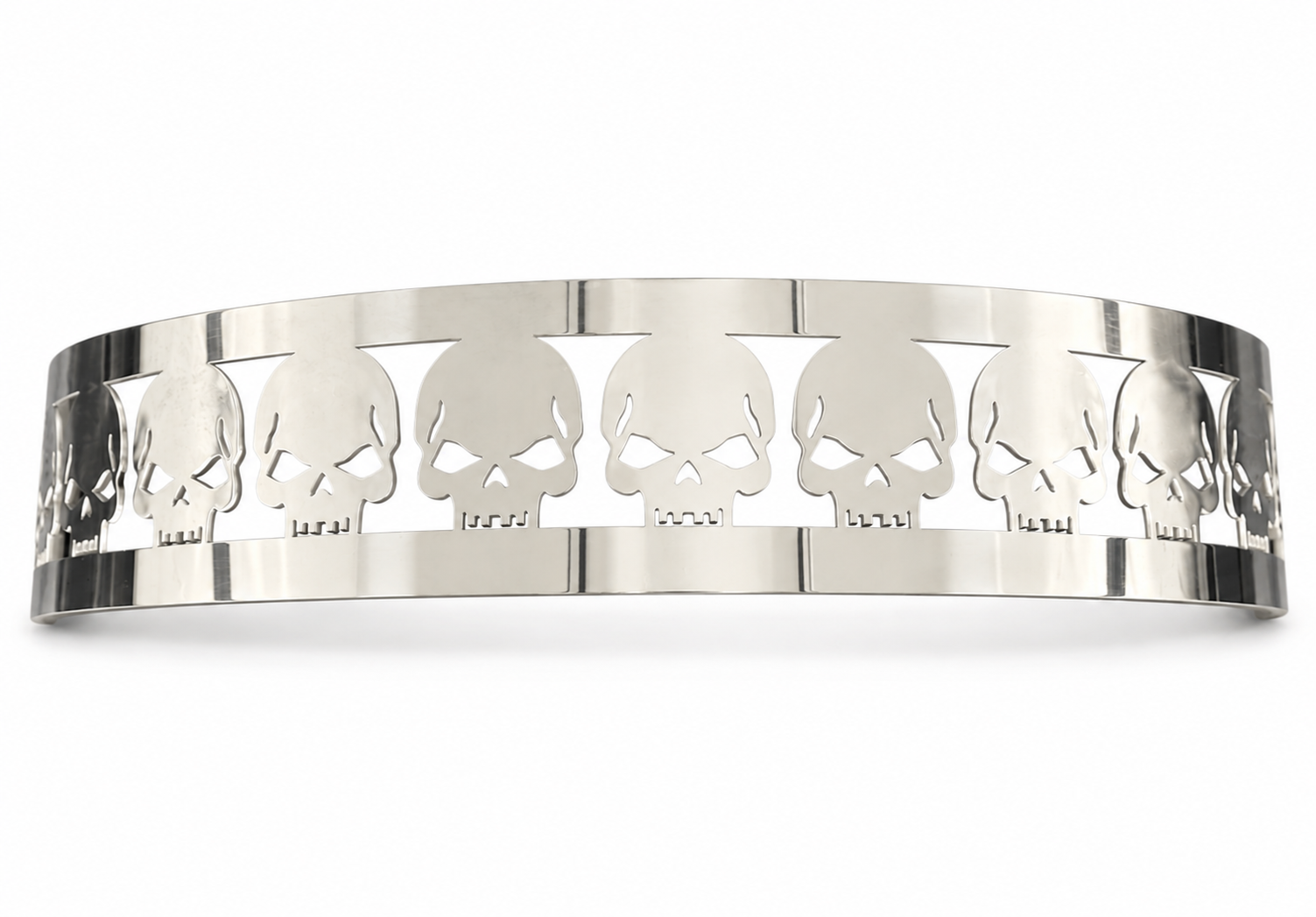 Blingz Beauty Bandz 14" x 3" Skullz Air Cleaner Grill - Skulls - 750001 - Granatelli Motor Sports