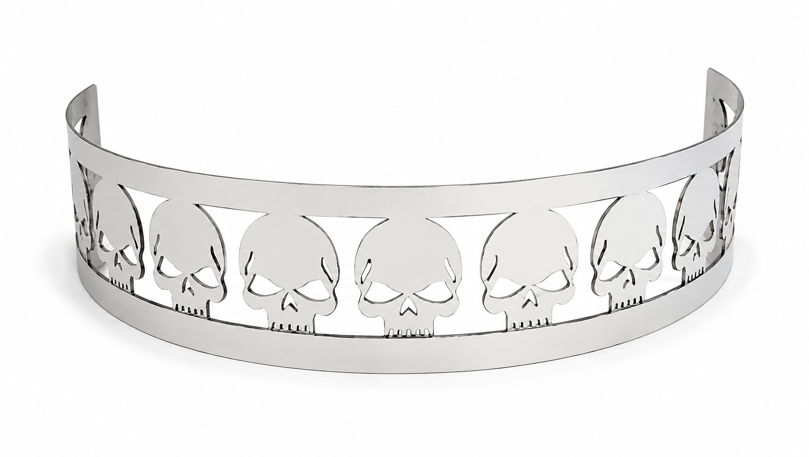 Blingz Beauty Bandz 14" x 3" Skullz Air Cleaner Grill - Skulls - 750001 - Granatelli Motor Sports