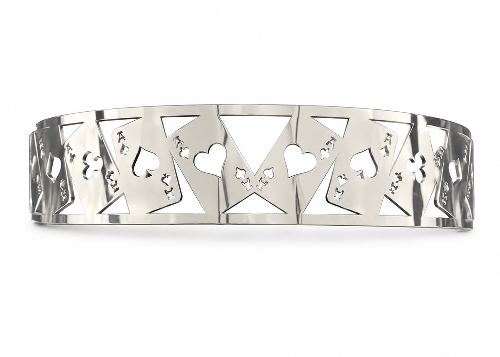 Blingz Beauty Bandz 14" x 3" Air Cleaner Grill- Aces Wild - 750002 - Granatelli Motor Sports