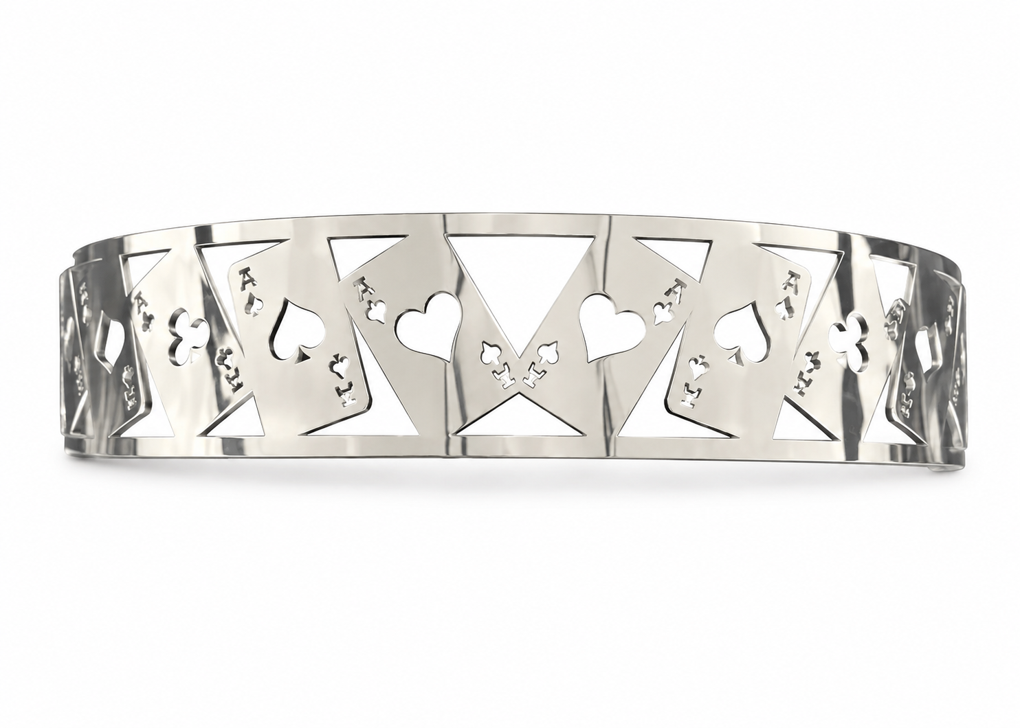 Blingz Beauty Bandz 14" x 3" Air Cleaner Grill- Aces Wild - 750002 - Granatelli Motor Sports