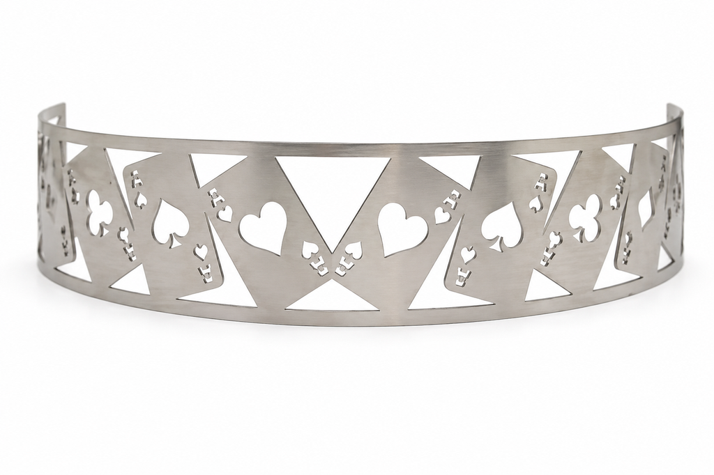 Blingz Beauty Bandz 14" x 3" Air Cleaner Grill- Aces Wild - 750002 - Granatelli Motor Sports