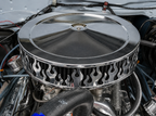 Blingz Beauty Bandz 14" x 3" Flame Air Cleaner Grill - Flames - 750005 - Granatelli Motor Sports