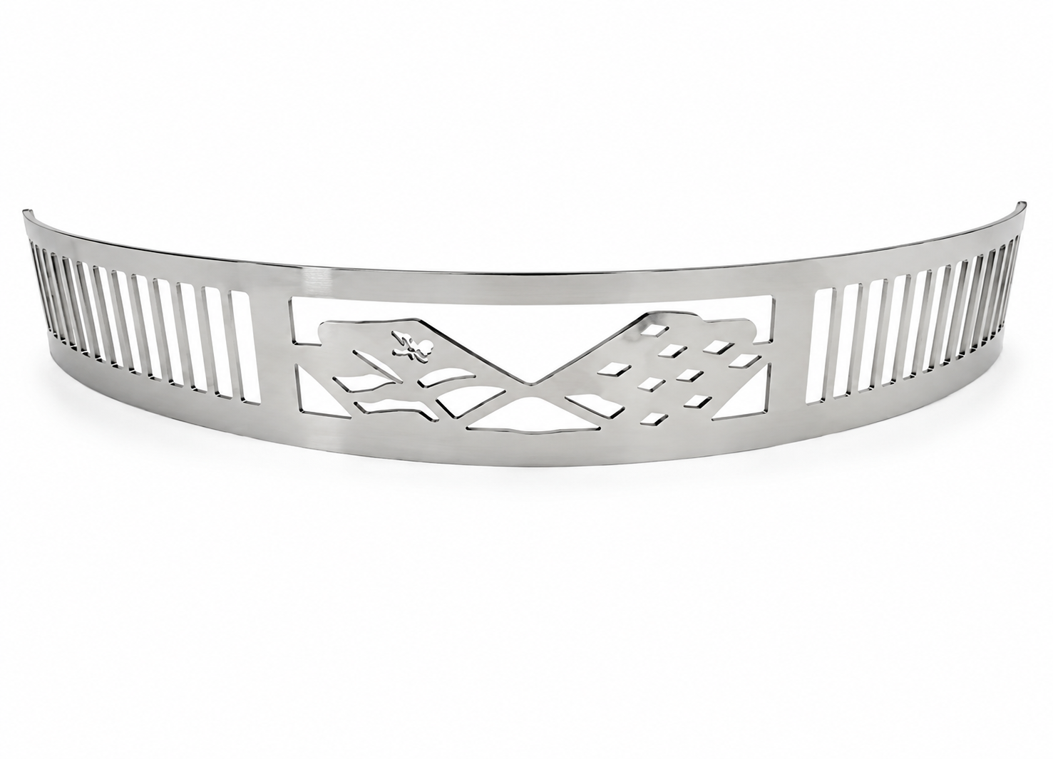 Blingz Beauty Bandz 14" x 3" Air Cleaner Grill – Checkered Flags - 750006 - Granatelli Motor Sports