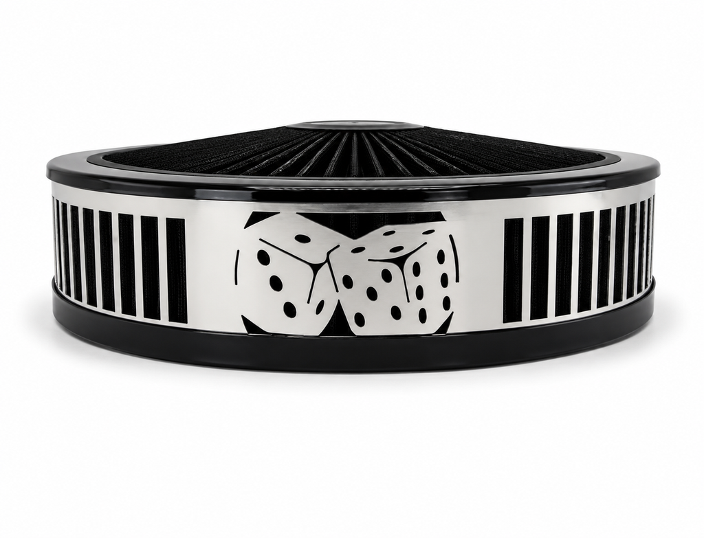 Blingz Beauty Bandz Black Air Filter Assembly , Craps - 750013 - Granatelli Motor Sports