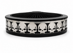 Blingz Beauty Bandz Black Air Filter Assembly , Skullz - 750014 - Granatelli Motor Sports