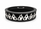 Blingz Beauty Bandz Black Air Filter Assembly , Flames - 750018 - Granatelli Motor Sports