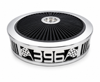 Blingz Beauty Bandz Black and Chrome Air Filter Assembly , 396 - 750035 - Granatelli Motor Sports