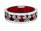 Blingz Beauty Bandz Red and Chrome Air Filter Assembly , Skullz and Rods - 750043 - Granatelli Motor Sports