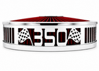 Blingz Beauty Bandz Red & Chrome Air Filter Assembly – Chevy 350 - 750047 - Granatelli Motor Sports