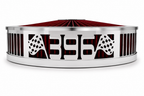 Blingz Beauty Bandz Red and Chrome Air Filter Assembly , 396 - 750048 - Granatelli Motor Sports
