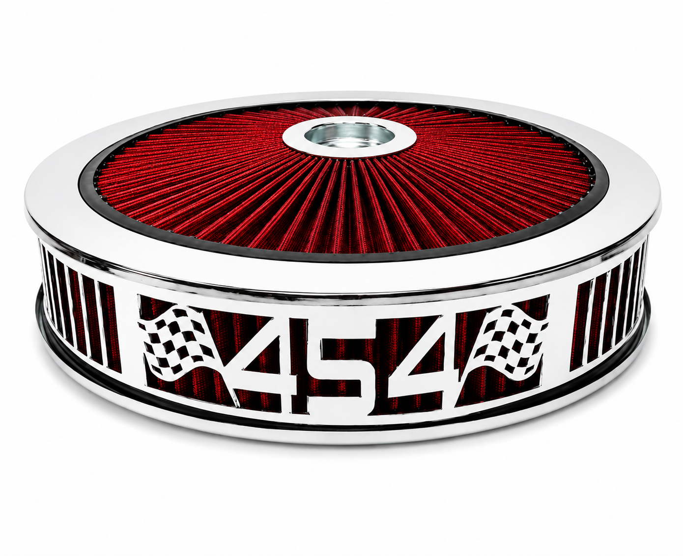 Blingz Beauty Bandz Red & Chrome Air Filter Assembly - 750050 - Granatelli Motor Sports