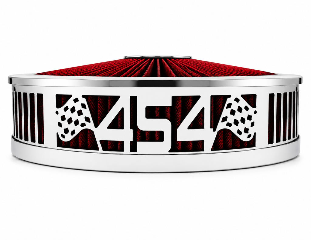 Blingz Beauty Bandz Red & Chrome Air Filter Assembly - 750050 - Granatelli Motor Sports