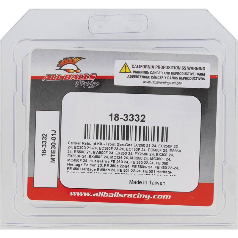 All Balls Racing 21-24 Gas-Gas EC250/21-24 EC300 Caliper Rebuild Kit - Front
