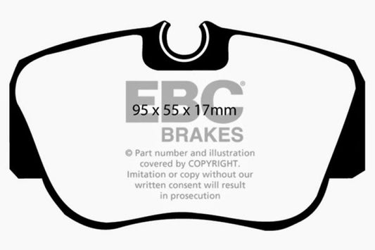 EBC 84-86 Mercedes-Benz 190/190E 2.3 Ultimax2 Front Brake Pads