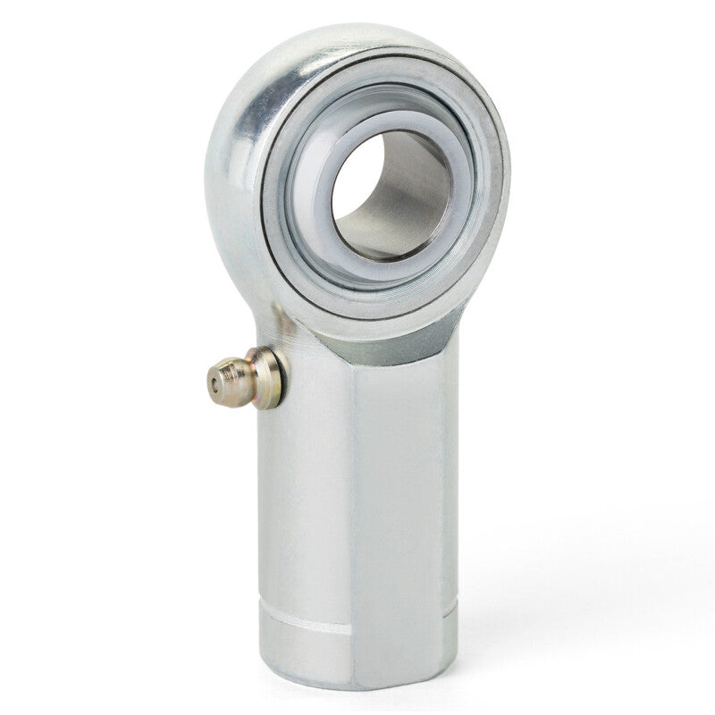 QA1 K Series 3-Pc Rod End - Female/Left Hand - 1in Bore x 1-12 w/Zerk - Carbon Steel