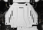 Rival 24-26 Tacoma 4Runner GX550 Tundra (all i-Force) Aluminum Transmission Cat Converter Skid Plate