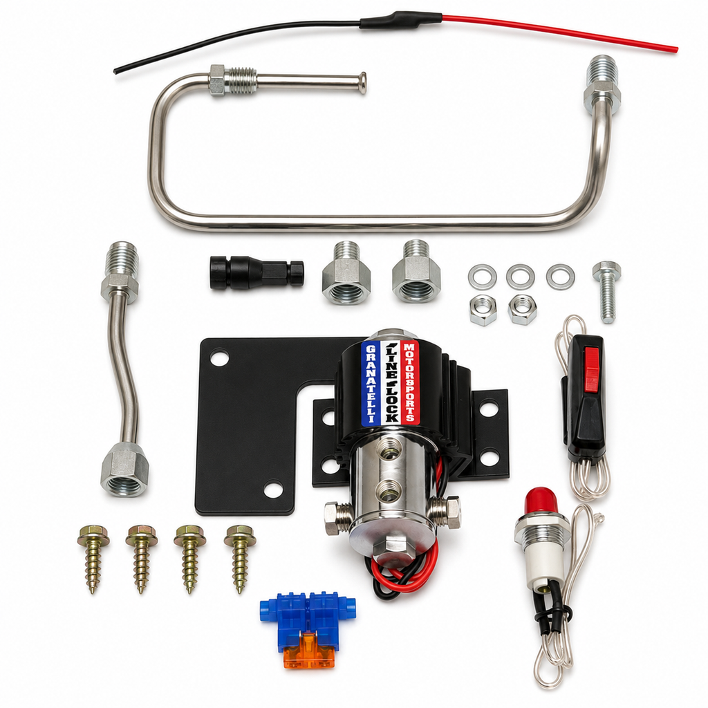 Ford Mustang GT, Shelby GT500 & V6 Tire Fryer 4-Port Line Lock Kit – 760515 - Granatelli Motor Sports