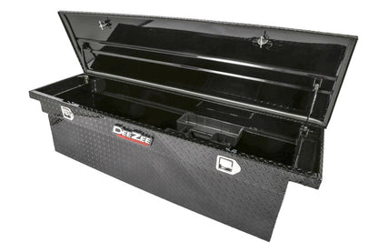 Deezee Universal Tool Box - Red Crossover - Single Lid Black BT (Deep Low)