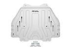 Rival 24-26 Tacoma 4Runner GX550 Tundra (all i-Force) Aluminum Transmission Cat Converter Skid Plate