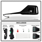 Spyder 21-22 Honda Accord OEM Full LED Fog Lights w/Switch - Clear (FL-HA2021-LED-C)