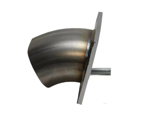 3-Inch True Oval 45° Exhaust Turndown – 313540 - Granatelli Motor Sports