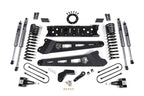 Zone Offroad 2019 Ram 3500 4in Radius Arm Bracket Gas - 2in Rear Block w/o Overload - Nitro Shocks