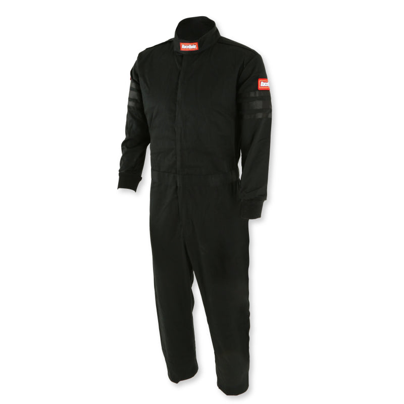 RaceQuip Black Trim SFI-1 JR. Suit - Kids XXS