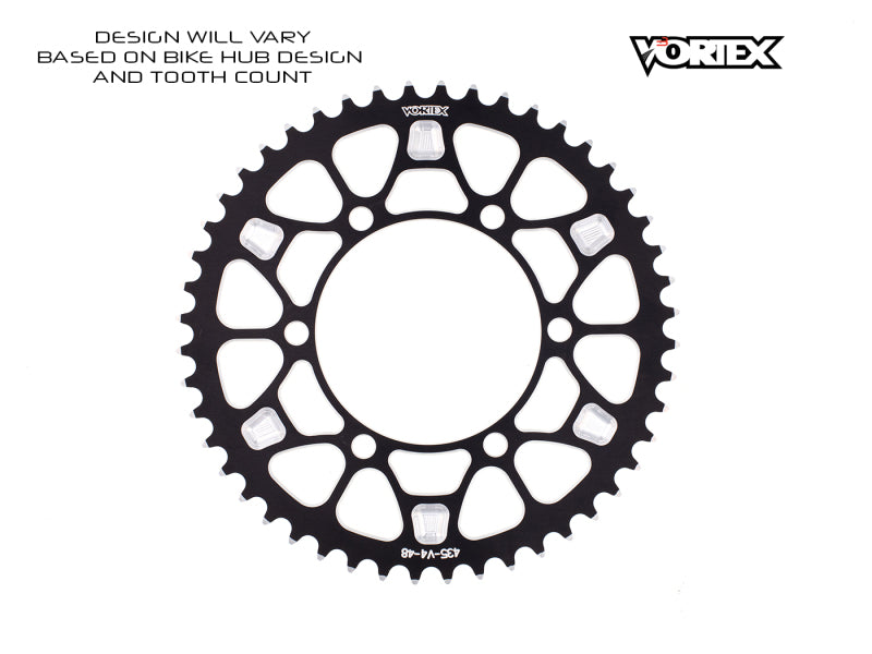 Vortex Racing V4 39 Tooth 520 Rear Sprocket - Black