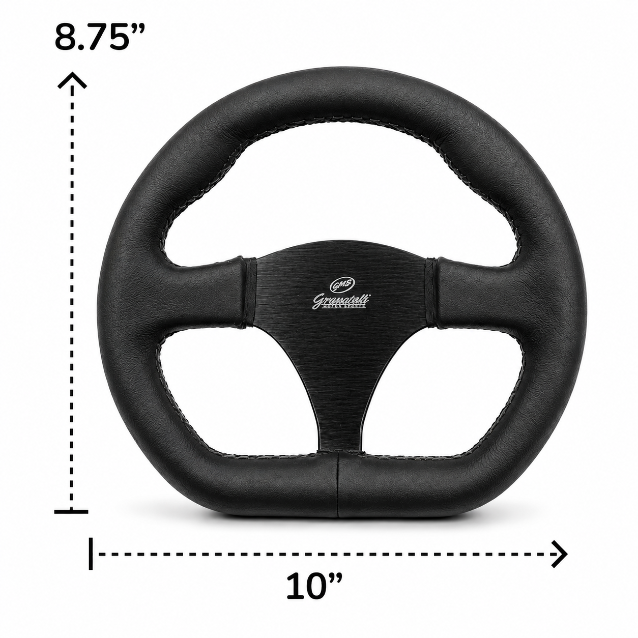 10" Drag D-Shape Racing Steering Wheel for Drag, Track & Performance Cars – 789464 - Granatelli Motor Sports