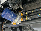 GReddy AN12 150 DEGREE HOSE END SWIVEL BLACK/GOLD ANODIZED