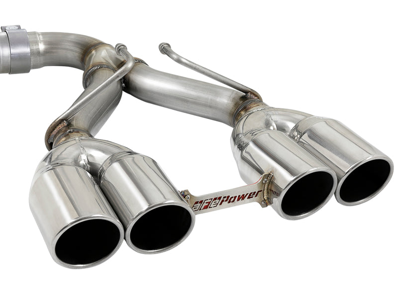 aFe Rebel Series 2.5in 304 SS Cat-Back Exhaust w/ Polished Tip 18-20 Jeep Wrangler (JL)