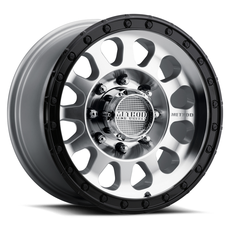 Method MR315 17x9 -12mm Offset 8x6.5 130.81mm CB Machined Wheel - Gloss Black Lip