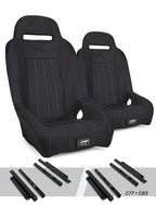 PRP Polaris General GT/S.E. Suspension Seats Kit (Pair) - Black