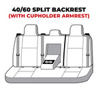 Covercraft 23-26 Toyota Corolla Leatherette PrecisionFit Custom Second Row Seat Covers