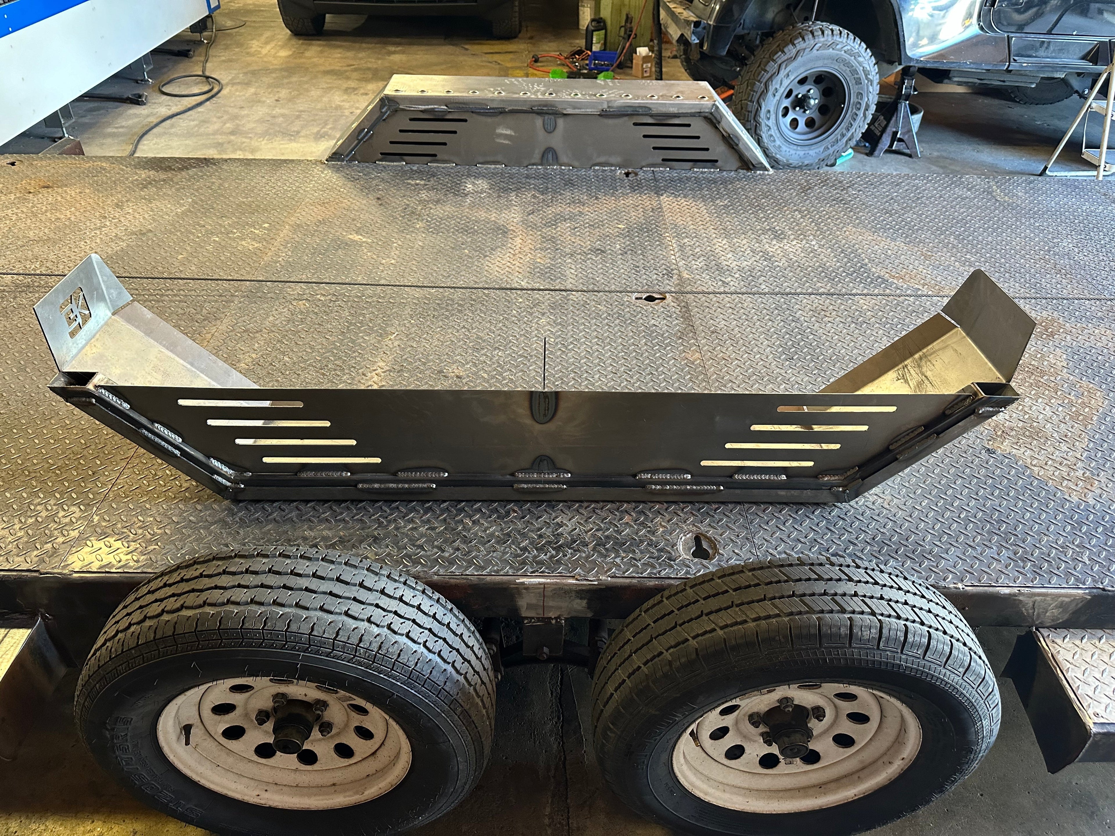 Heavy Duty Weld on DIY Drive Over Trailer Fender Kit Bare Steel - Pair By Gatekeeper Off-Road